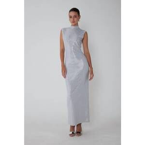 NEW JS71 kenzie maxi dress in platinum